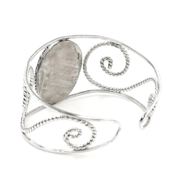Women's Sterling Silver Filigree Cuff Bracelet - Picture 6 of 6